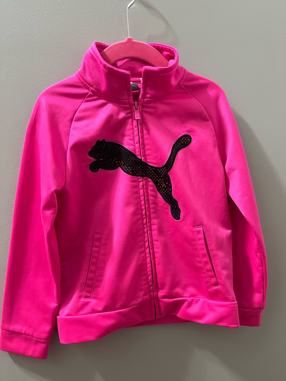 Puma Hot Pink Zip-Up Jacket
Size 5